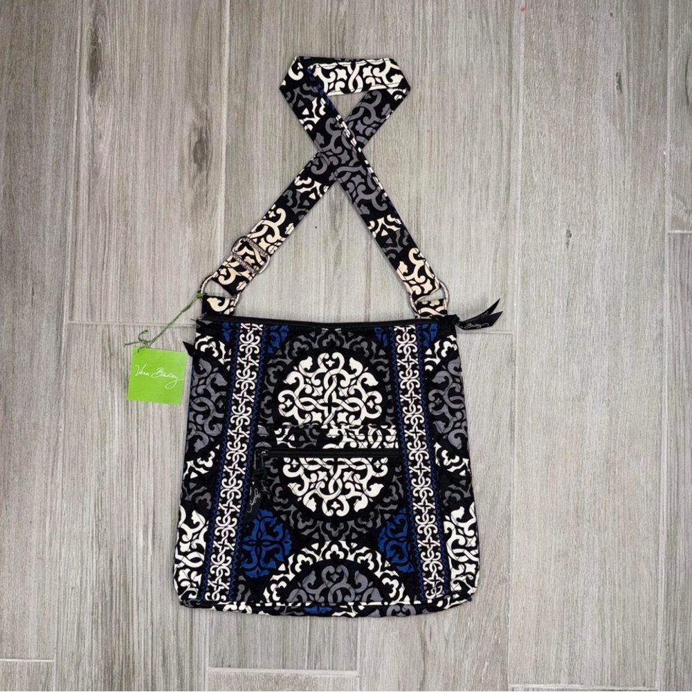 Vera Bradley Hipster Canterberry Cobalt Bag